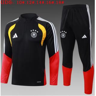 Chándal Alemania 2026 (Black Half ZIip) - NIÑOS